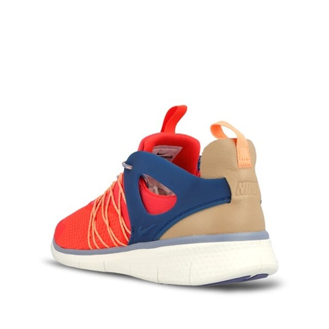 Женские синтетические кроссовки на шнуровке Free Virtous 725060 600 Nike, оранжевый — фото 4