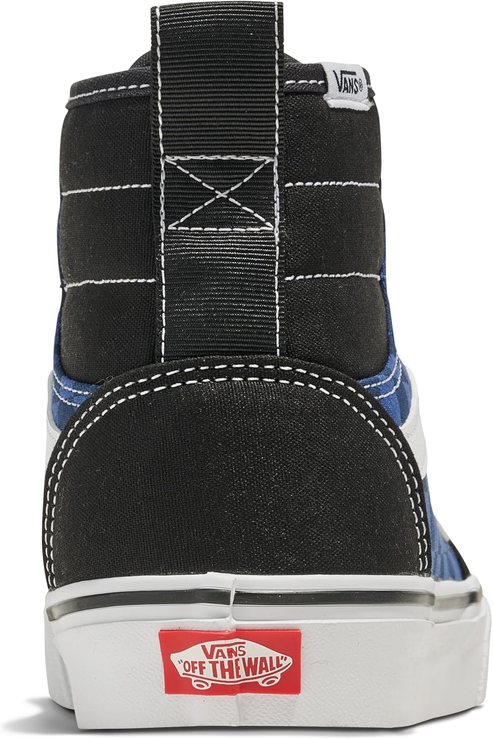 Мужские кроссовки Vans Ashwood Hi Decon высокие, Tonal Check Dress Blues — фото 3
