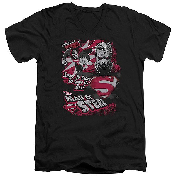 

Футболка с V-образным вырезом Superman save us all Licensed Character