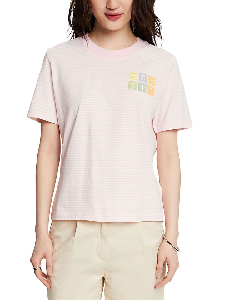 

Футболка ESPRIT, цвет rosa/weiß