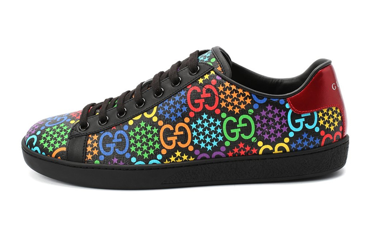 

Кроссовки GUCCI Women's Ace Gg Supreme Low 'Psychedelic - Black'