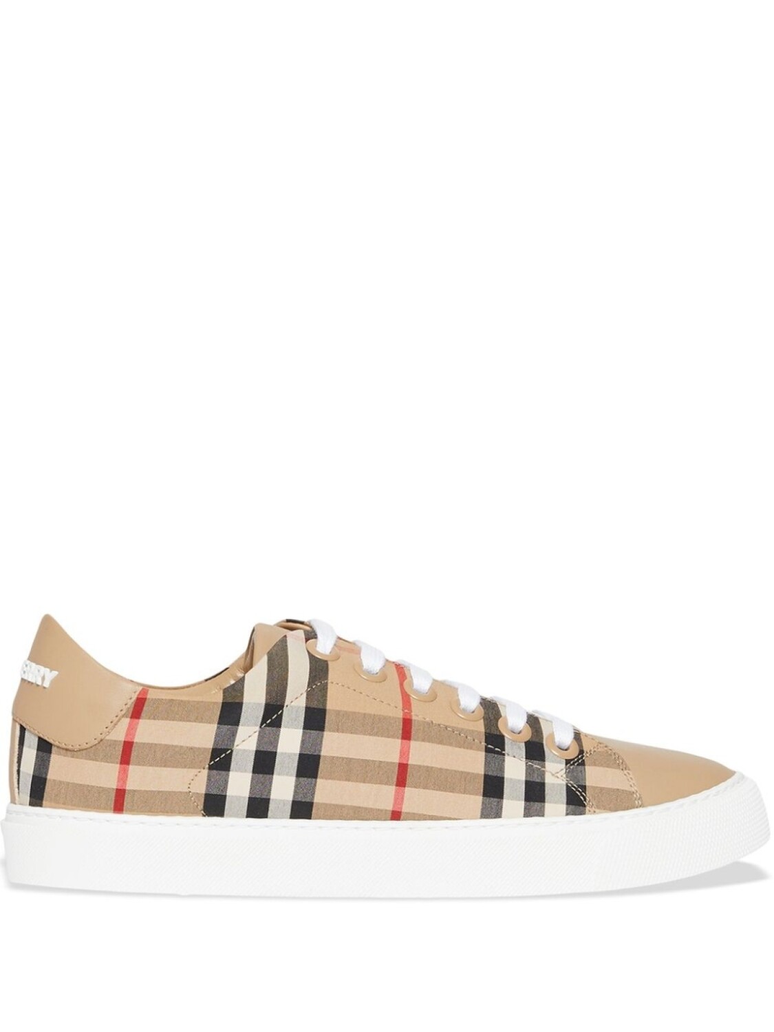 Кеды в клетку Vintage Check Burberry, коричневый