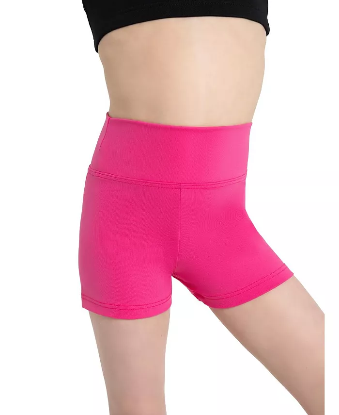 

Девчачьи шорты с высокой талией Capezio, розовый