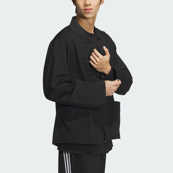 Куртка x samuel gui yang трикотажная куртка азиатские размеры Adidas, черный — фото 2