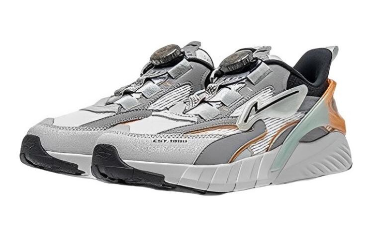Кроссовки LINING YOUNG Kids Lifestyle Shoes GS Low-top Gray, темно-серый — фото 3