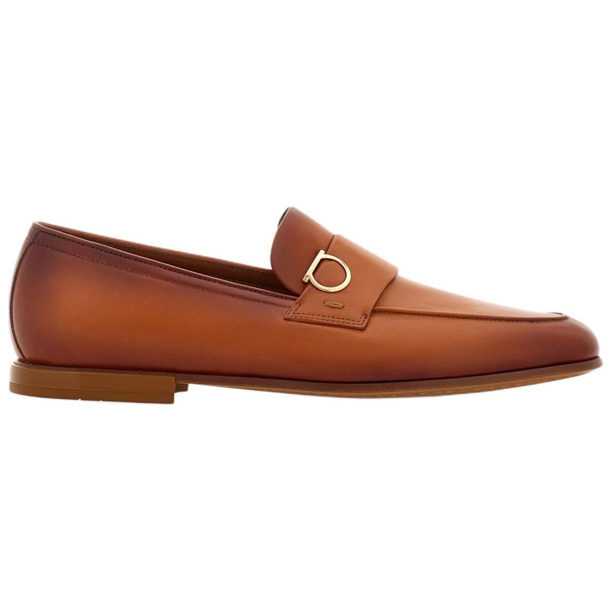 Коричневые лоферы для мужчин Ferragamo, коричневый — фото 3