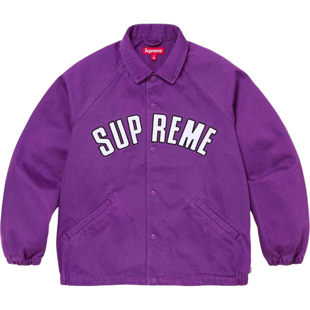 

Supreme Курка джинсовая тренерская, Purple/Purple