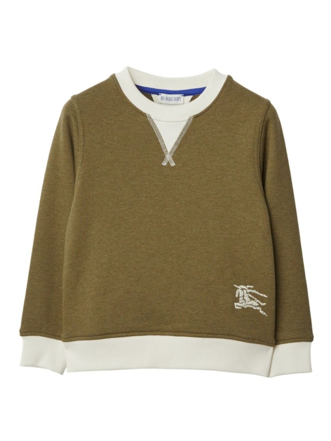 

Burberry Kids толстовка с логотипом EKD, зеленый