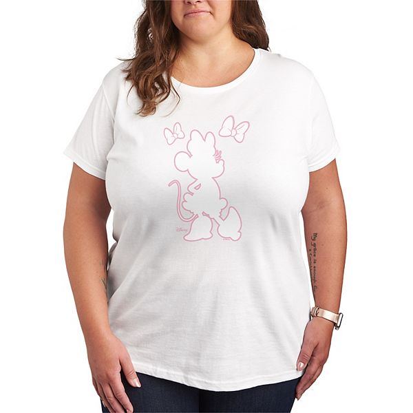 

Футболка с принтом Minnie Mouse для plus size Disney, White, Белый, Футболка с принтом Minnie Mouse для plus size Disney, White