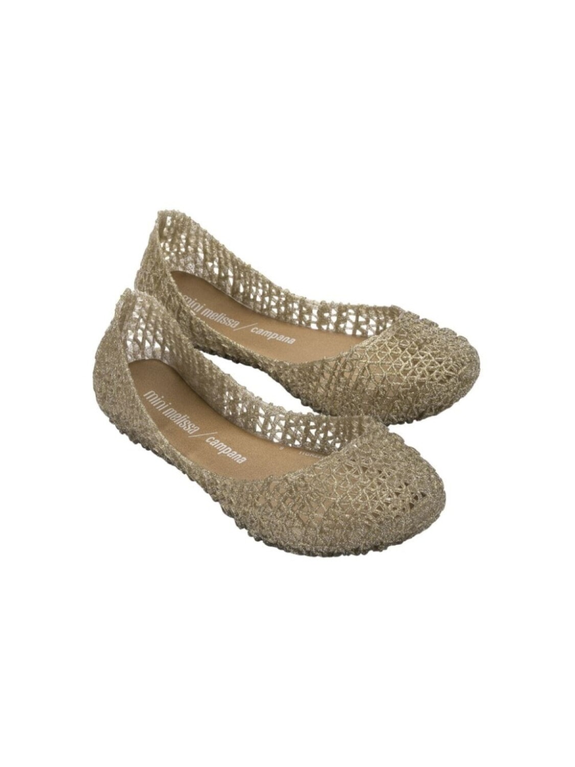 

Mini Melissa балетки Campana, серый