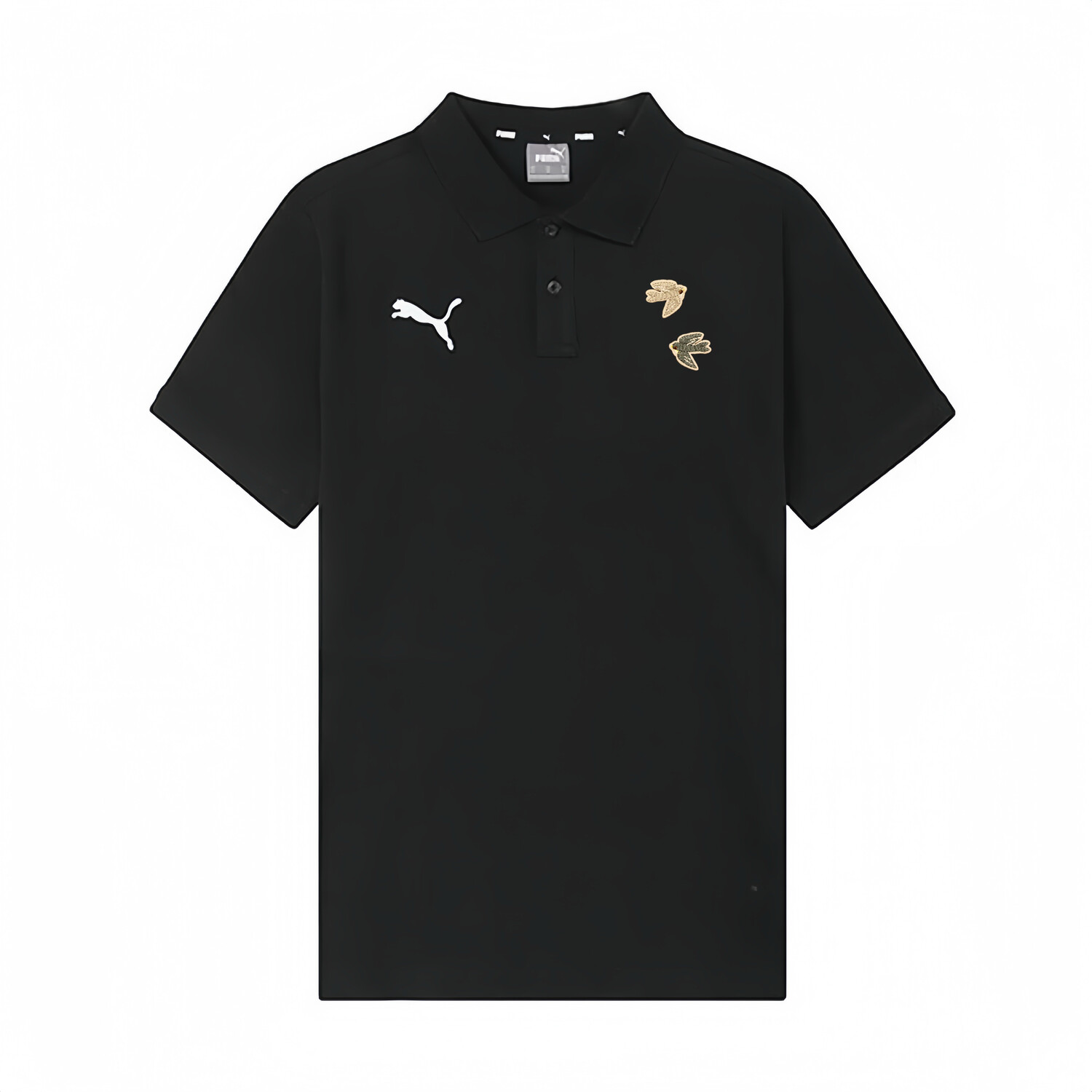 

Рубашка поло унисекс черная Puma, черный