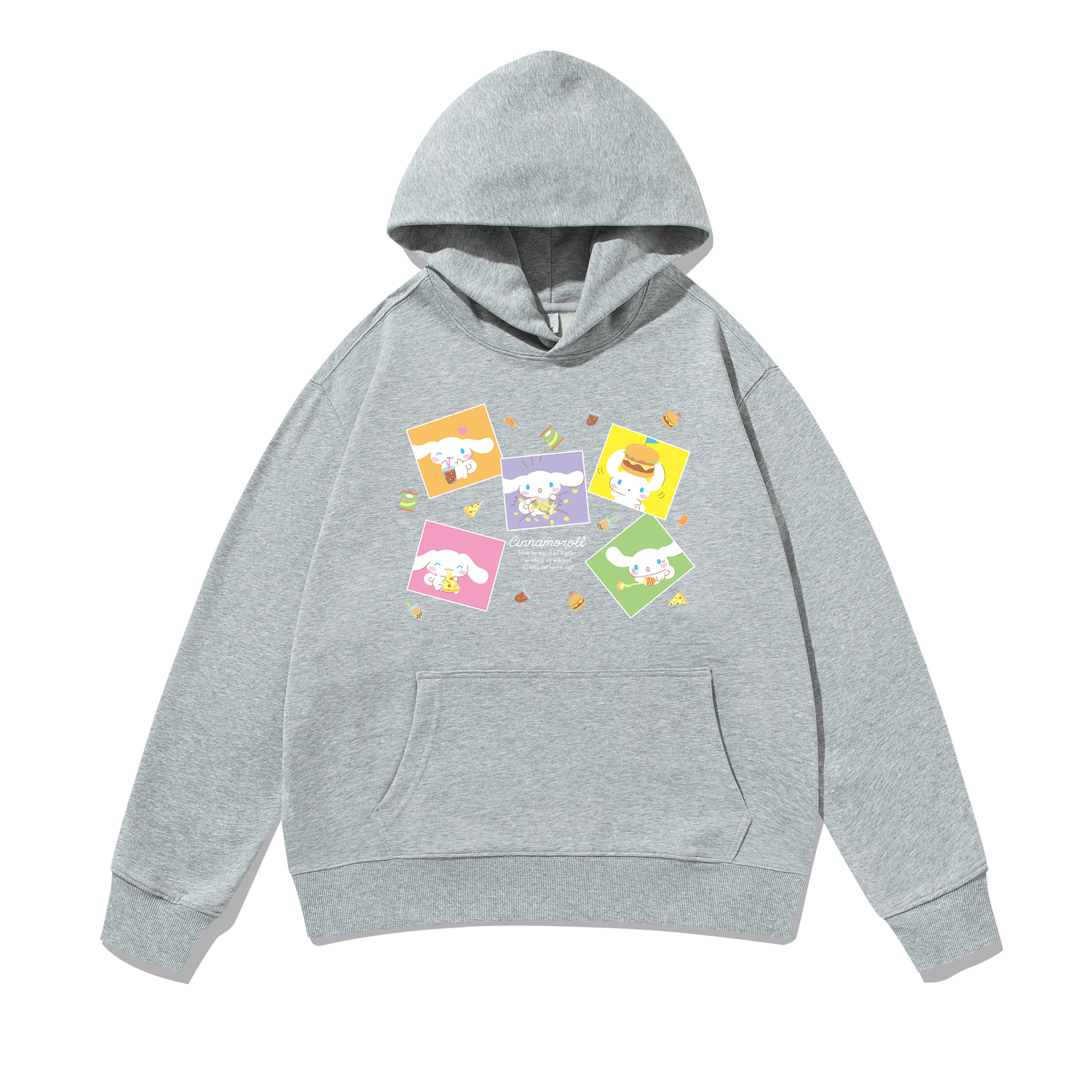 

Свитшот Cinnamoroll Yugui Dog Unisex Sanrio, серый