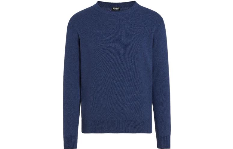 

Кашемировый свитер мужской синий Ermenegildo Zegna