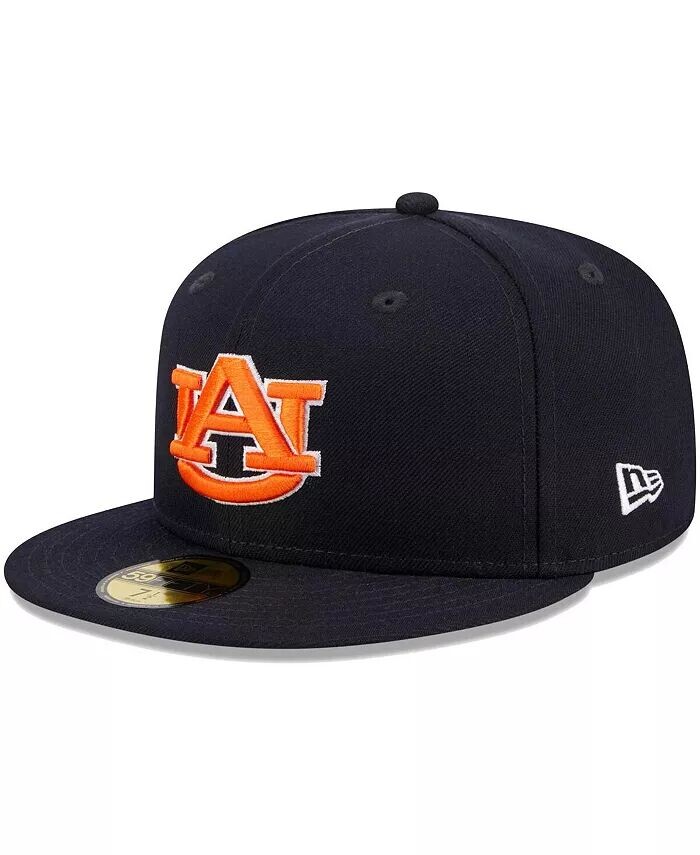 

Мужская темно-каштановая кепка Evergreen 59FIFTY приталенного цвета Auburn Tigers New Era, синий