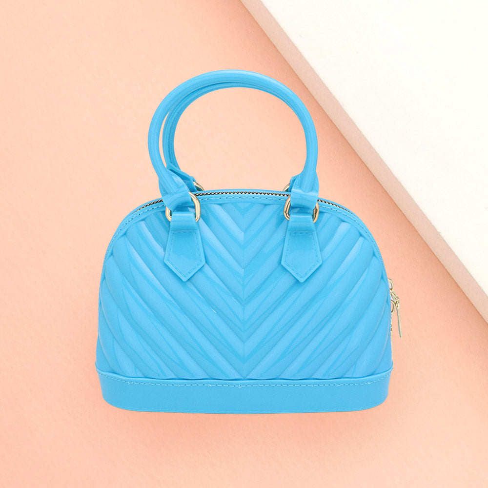 

Мини-сумка-тоут из желе FASHNZFAB, синий