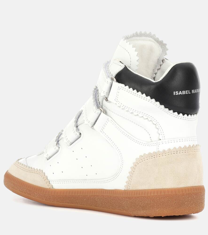 Кеды Bilsy из кожи Isabel Marant, белый — фото 3