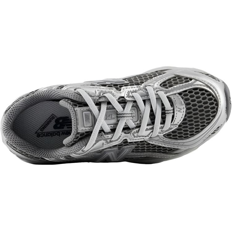 Низкие кроссовки NB 740 для детей. Детская обувь. New Balance, серебряный/серый — фото 2