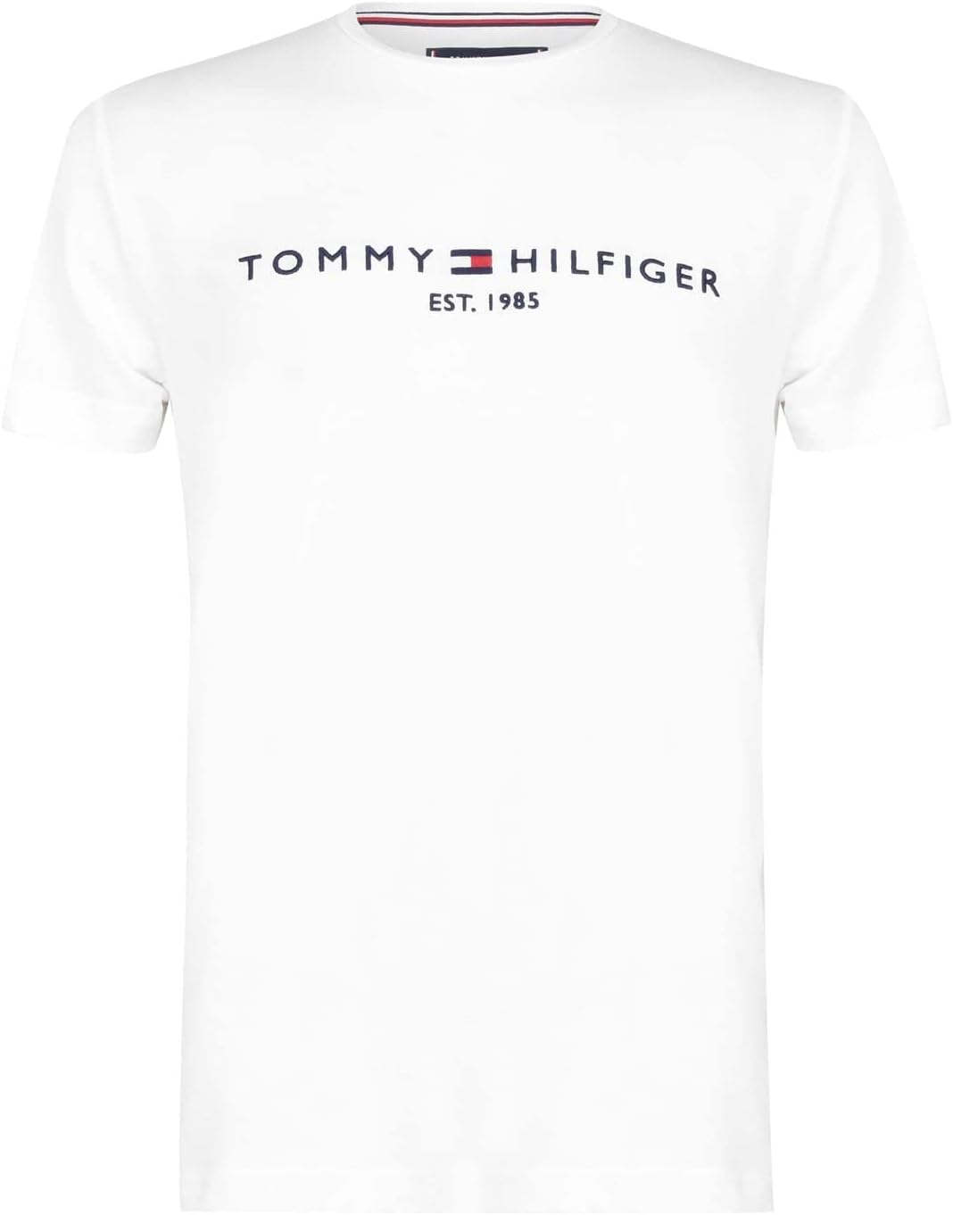 Мужская футболка с логотипом Tommy Hilfiger, белая, White — фото 2