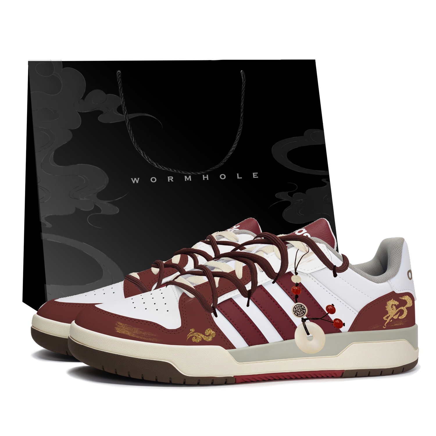 

Adidas Neo Кроссовки для скейтбординга Entrap Red Horse Plumping Wealth Thermal Abrasion Resistant Low Top, мужские, красные