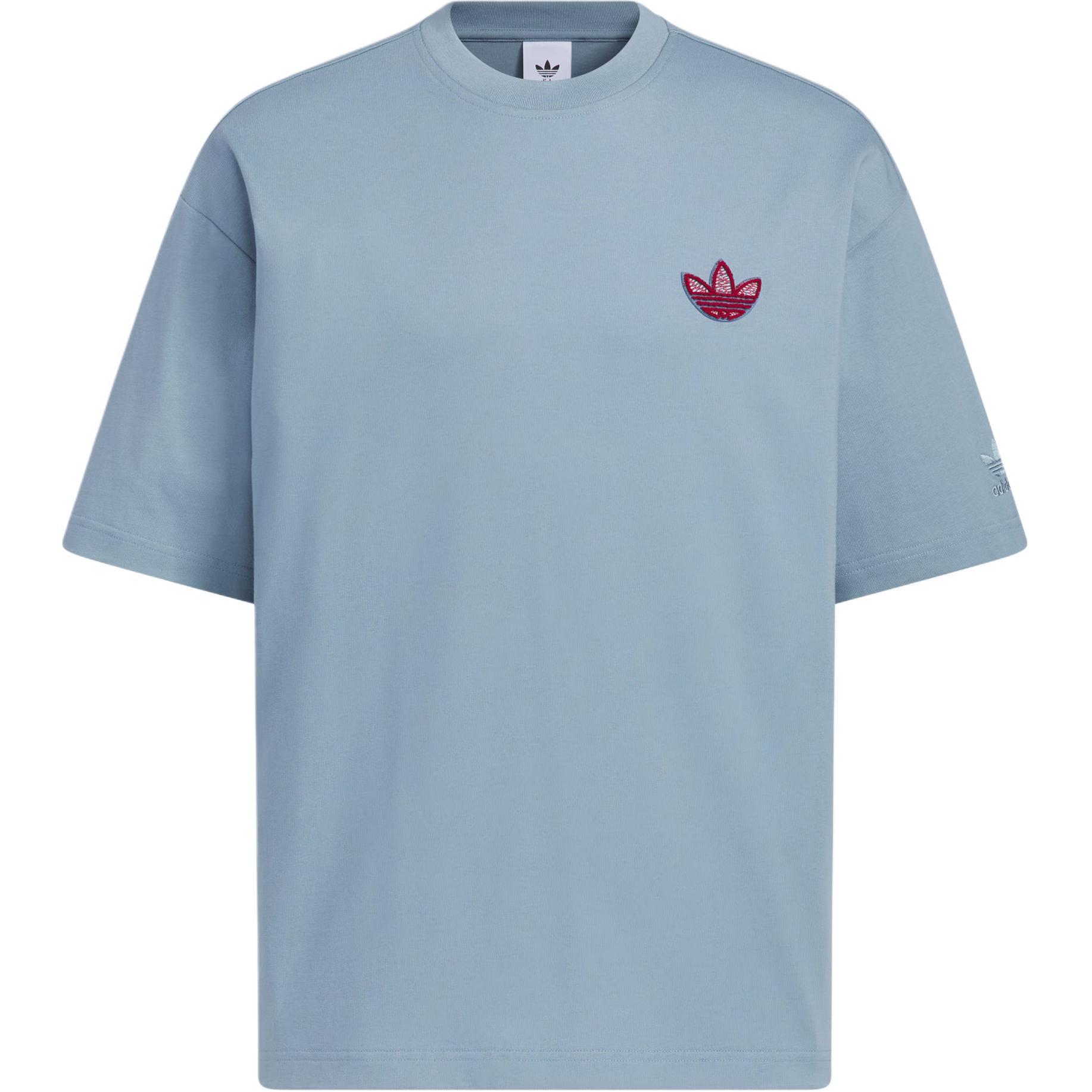 

Футболка Trefoil Graphic Trefoilgraphict мужская fantasy gray Adidas Originals, серый