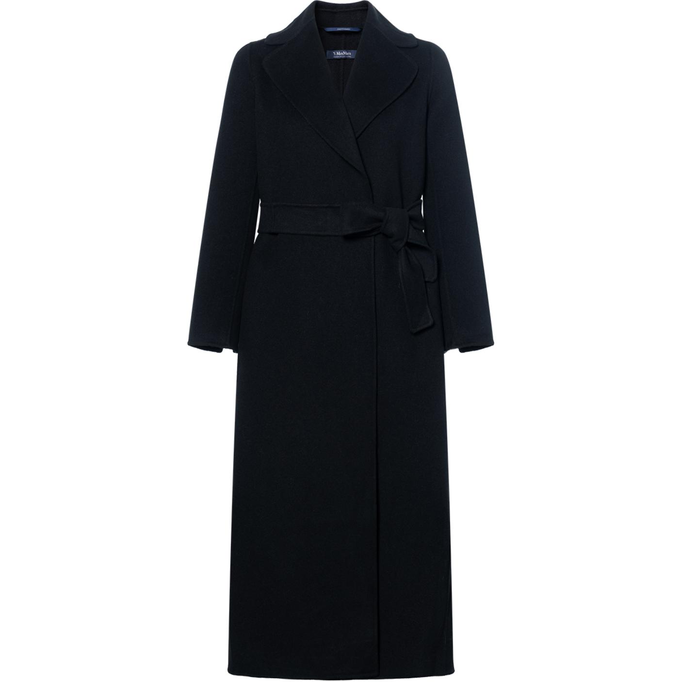 

'S MAX MARA Пальто Женское Черное, Черный, 'S MAX MARA Пальто Женское Черное