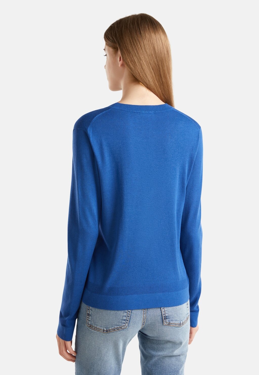 

Джемпер LONG SLEEVE United Colors of Benetton, синий