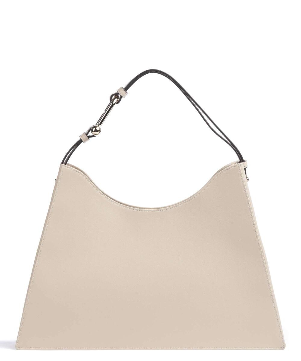 

Сумка-Ведро Nuvola l из мелкозернистой кожи Furla, бежевый