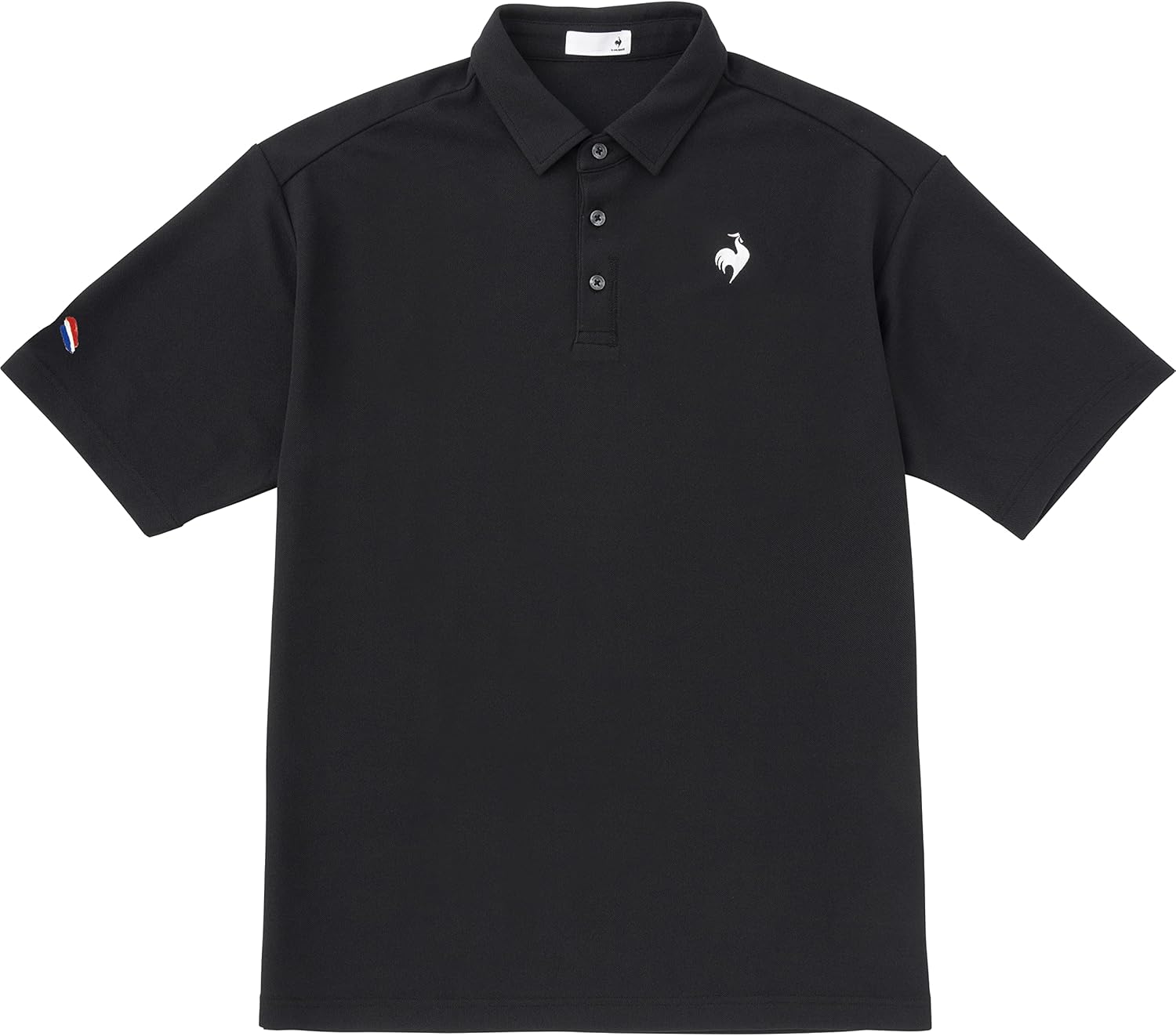 

Футболка-поло с коротким рукавом Coq Sportif, для прогулок, впитывает пот, быстро сохнет, эластичная, защищает от УФ-излучения (UPF 50+) Le Coq Sportif