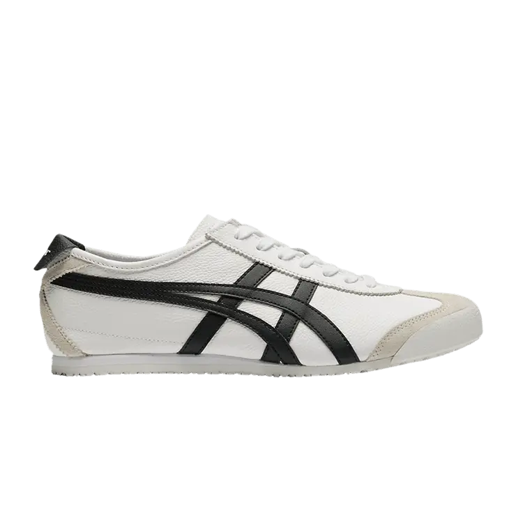 

Кроссовки Onitsuka Tiger Mexico 66 White Black Suede Toe, белый