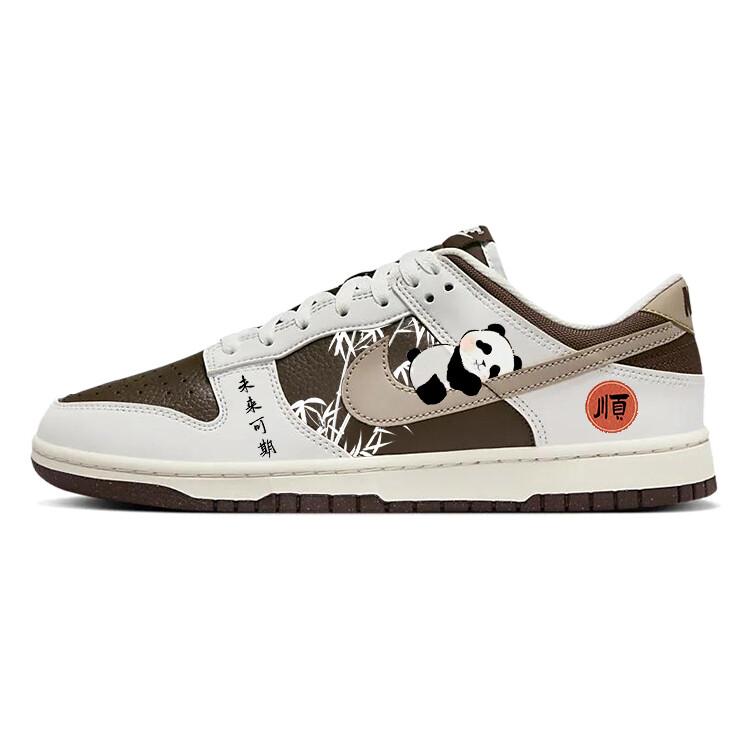 

Кроссовки Nike Dunk Skateboard Unisex Low-Top, коричневый/белый