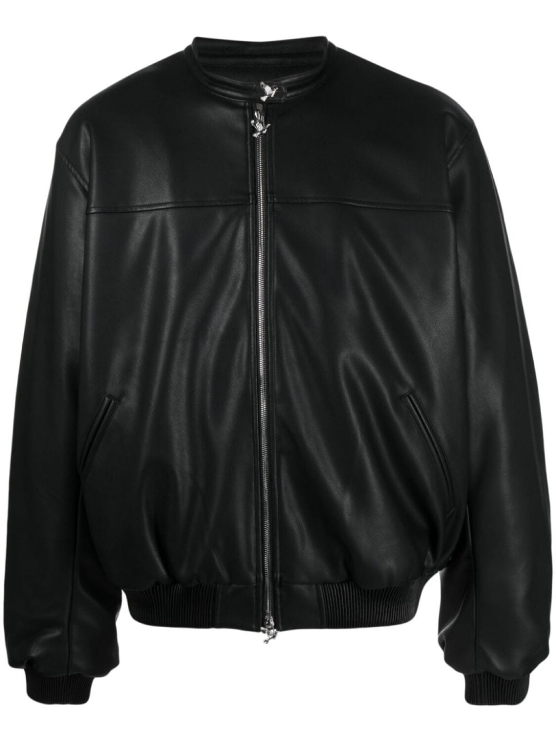 

3Paradis бомбер Leatherette, черный