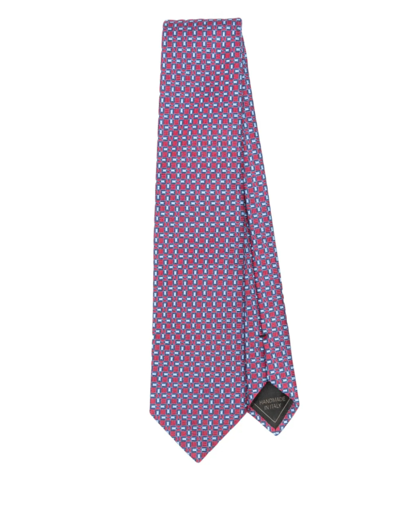 

Жаккардовый галстук с узором Brioni, красный