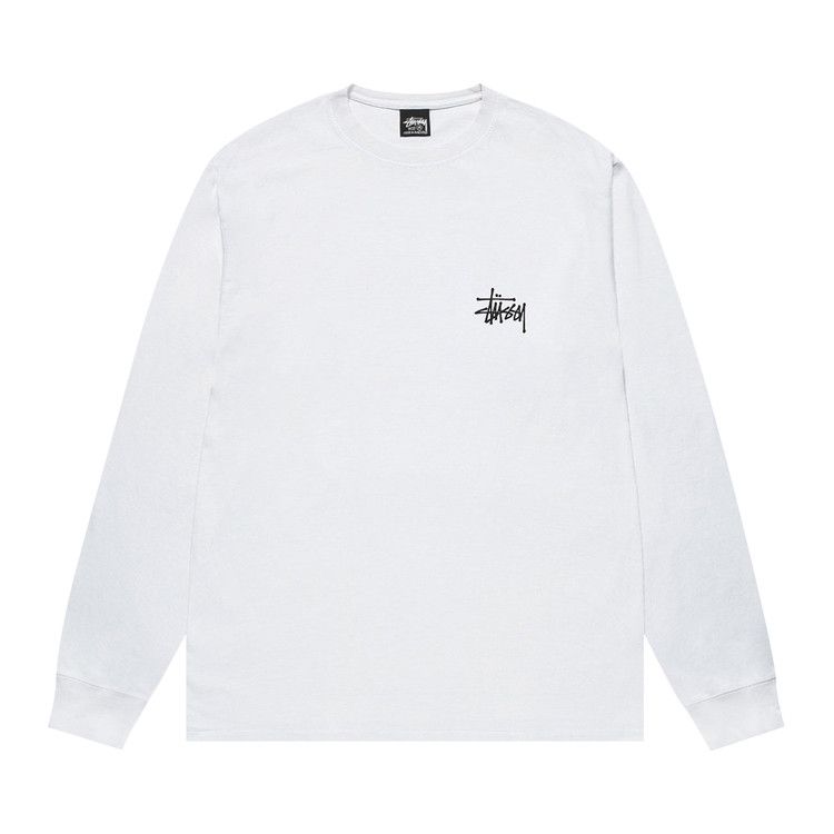

Футболка Stussy Basic Long-Sleeve Tee, White