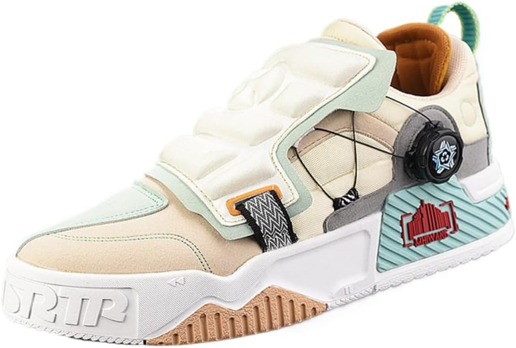 

Модные кроссовки в стиле Y2K для мужчин с прочным верхом из сетки и синтетических материалов для вентиляции и комфорта, продвинутой амортизацией, спортивного и повседневного стиля Zixcplaz, желтый