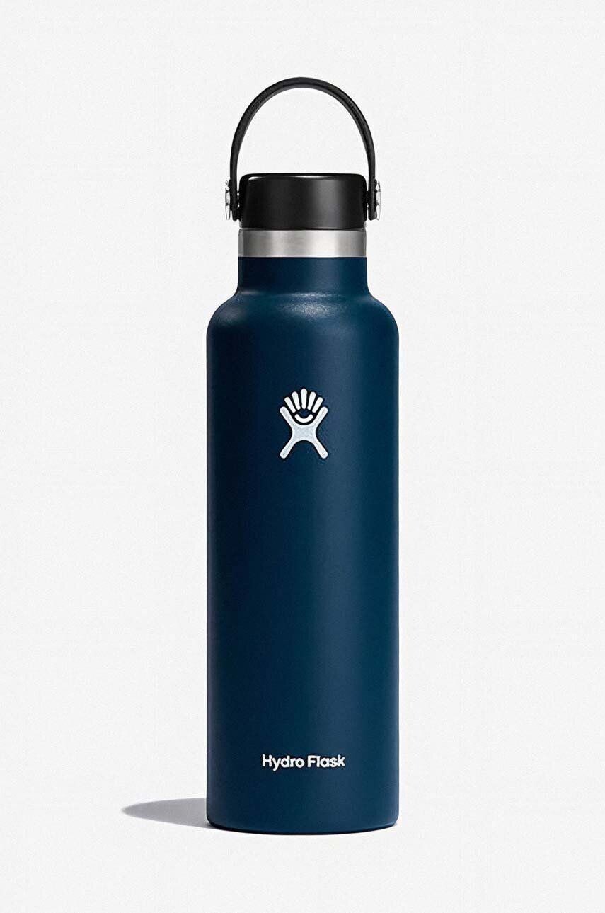 

Термобутылка Hydro Flask, 21 унция, стандартная гибкая крышка, темно-синий