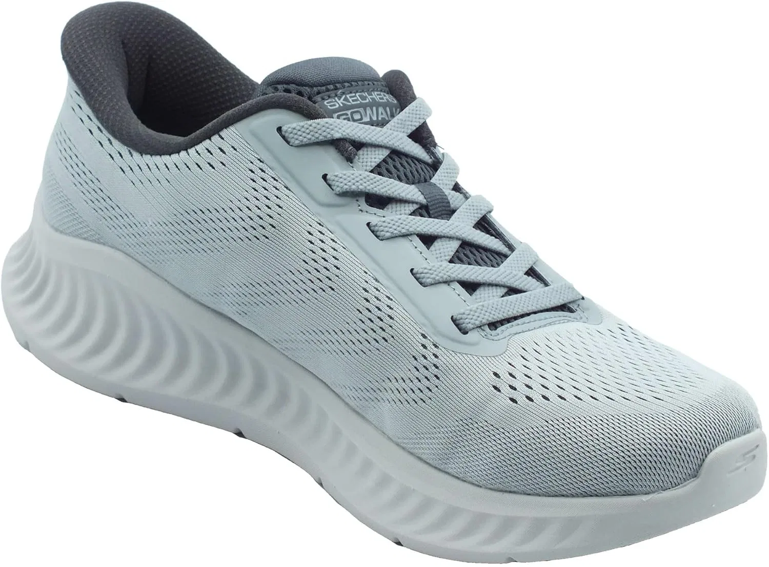 Кроссовки Skechers Slip-Ins 216375 Go Walk Now Payton Gray Men's Fabric Trainers — фото 2