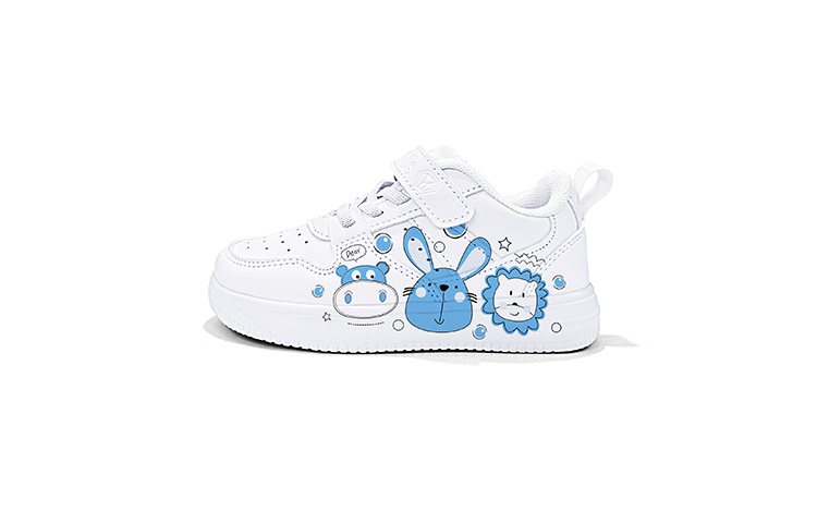 

Прочные дышащие легкие низкие скейтерские кроссовки для детей Cold cicadas yesterday, белый