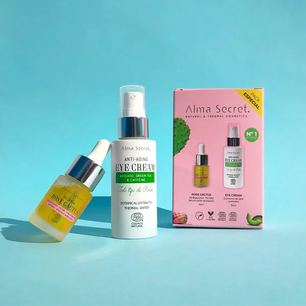 Масло для контура глаз и лица Special Pack Eye Cream & Mini Rose Cactus Facial Oil Alma Secret, 1 UD — фото 3