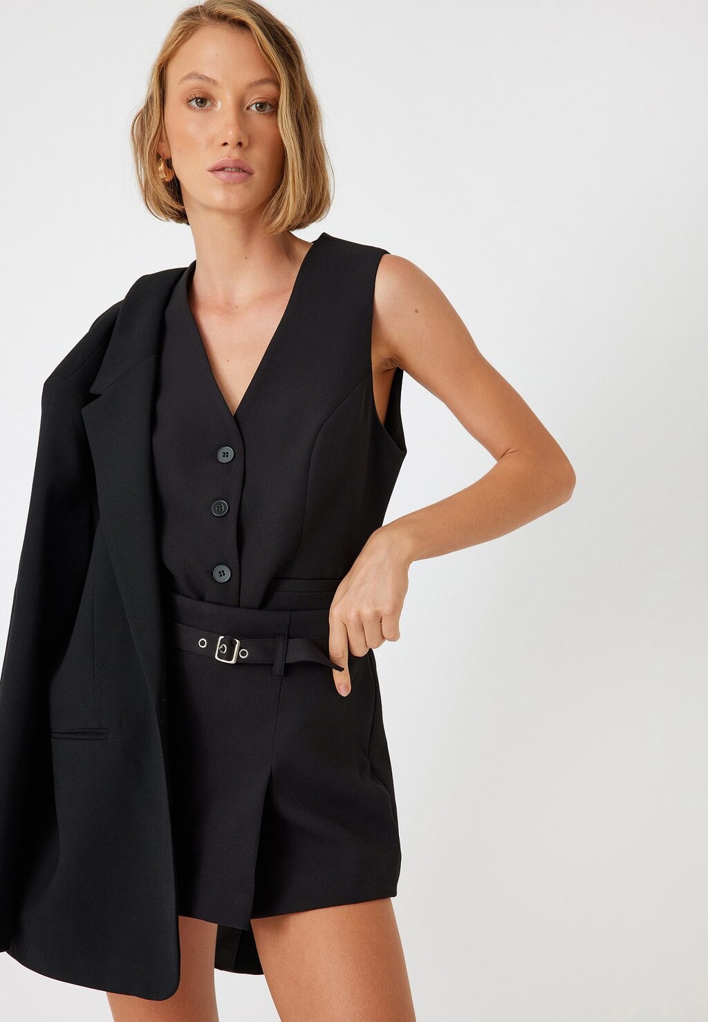 

Юбка плиссированная BELTED Koton, черный