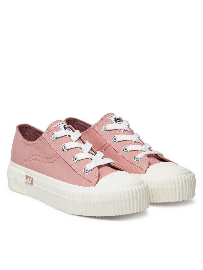 Кроссовки из ткани Isla C Women Low 50251001.73G Lee, розовый — фото 2