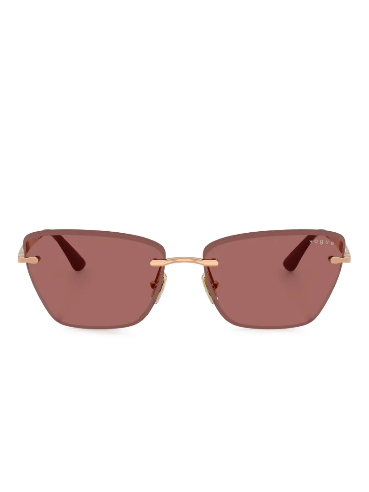 

Vogue Eyewear солнцезащитные очки в оправе 'кошачий глаз', розовый