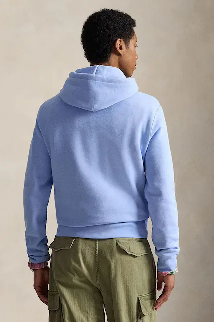 Худи принт Polo Ralph Lauren, синий — фото 2