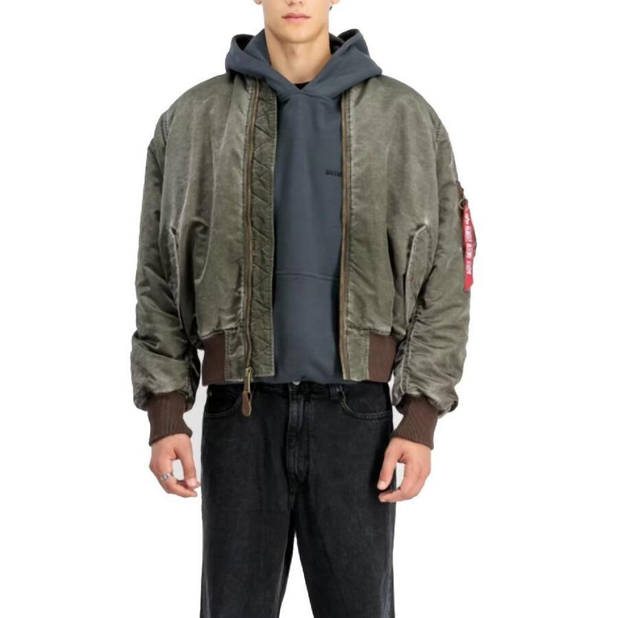 

Куртка Alpha Industries Модель Ma-1 Винтажный Цвет Зеленый
