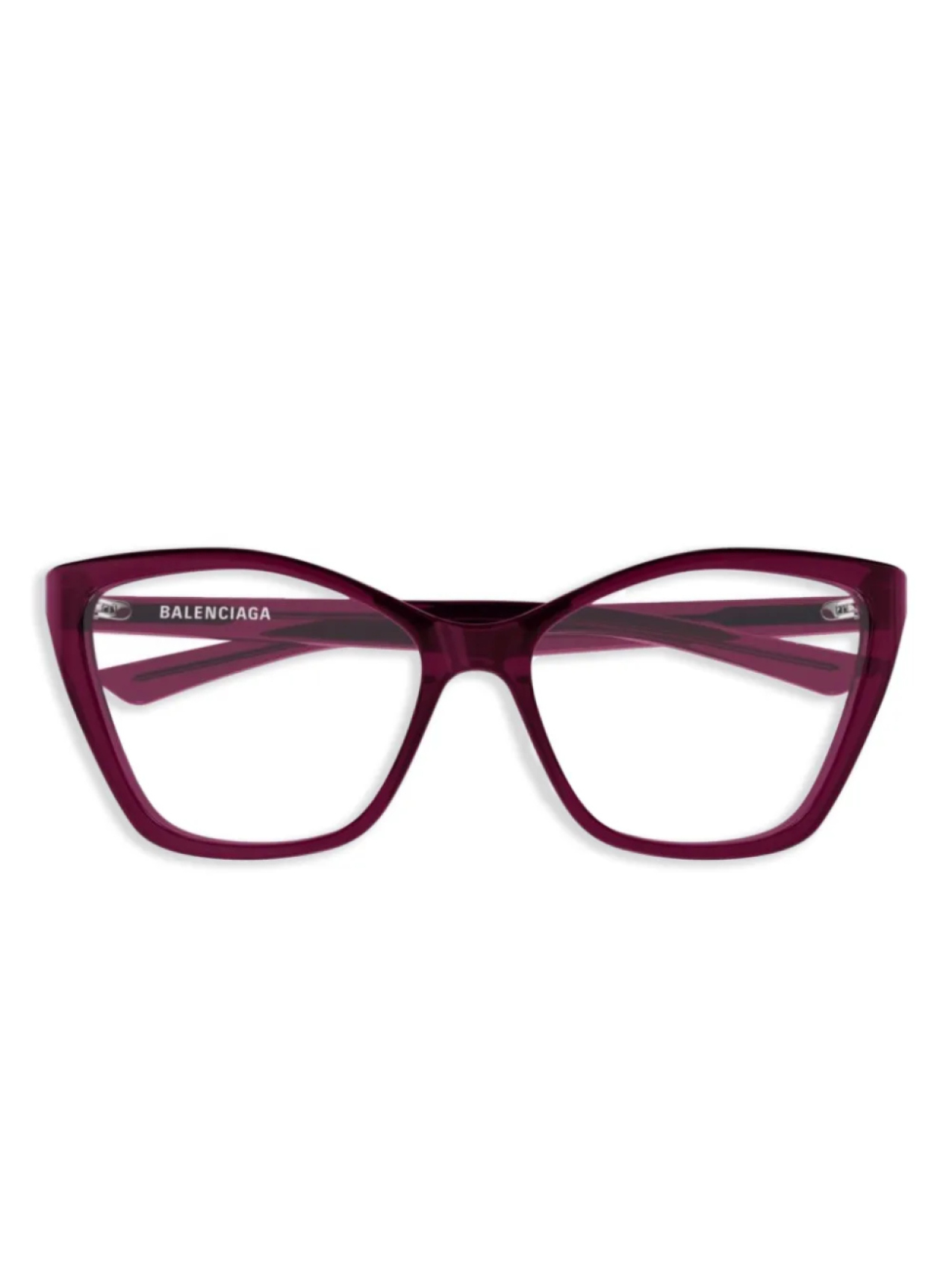 

Очки с оптической линзой «кошачий глаз» Balenciaga Eyewear, фиолетовый