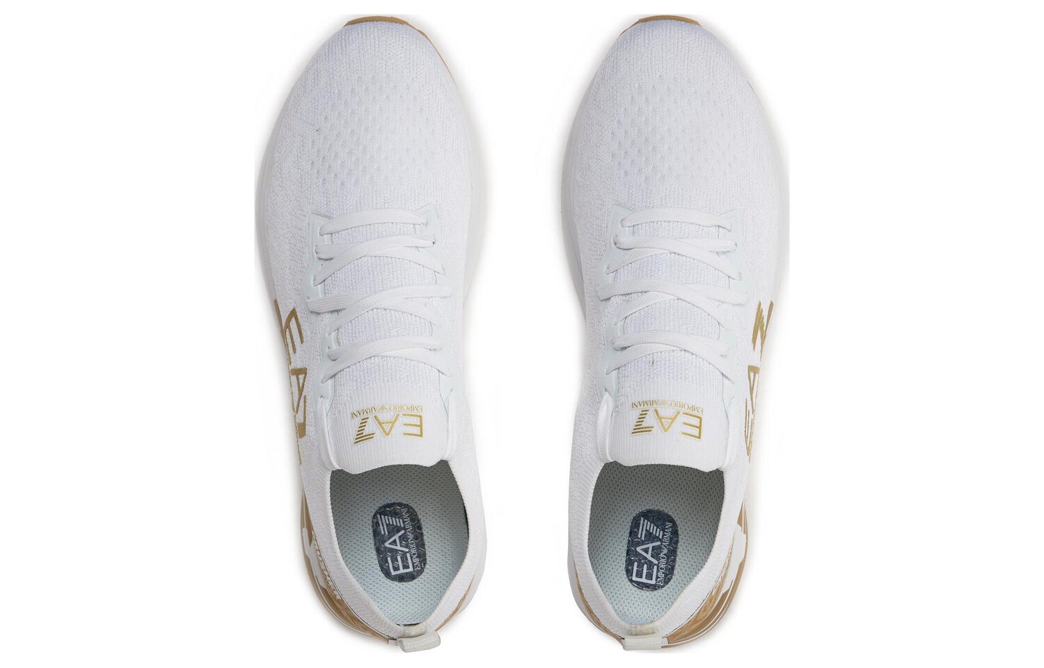 Кроссовки EMPORIO ARMANI EA7 Lifestyle Shoes Men Low-top White, белый — фото 4