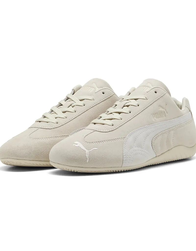 Кроссовки Puma Speedcat OG в цвете «альпийский снег-пума» белого цвета