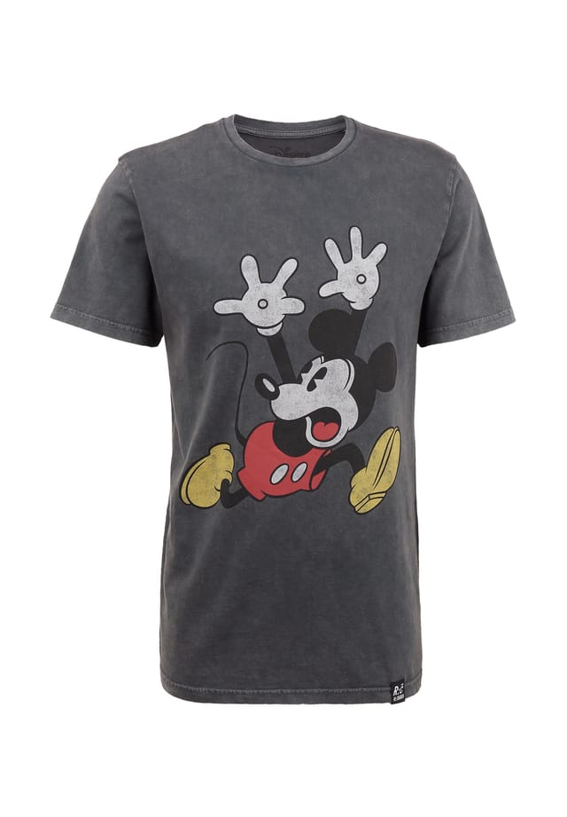 

Футболка Disney Mickey Mouse Panic в классическом дизайне Re:Covered, серый