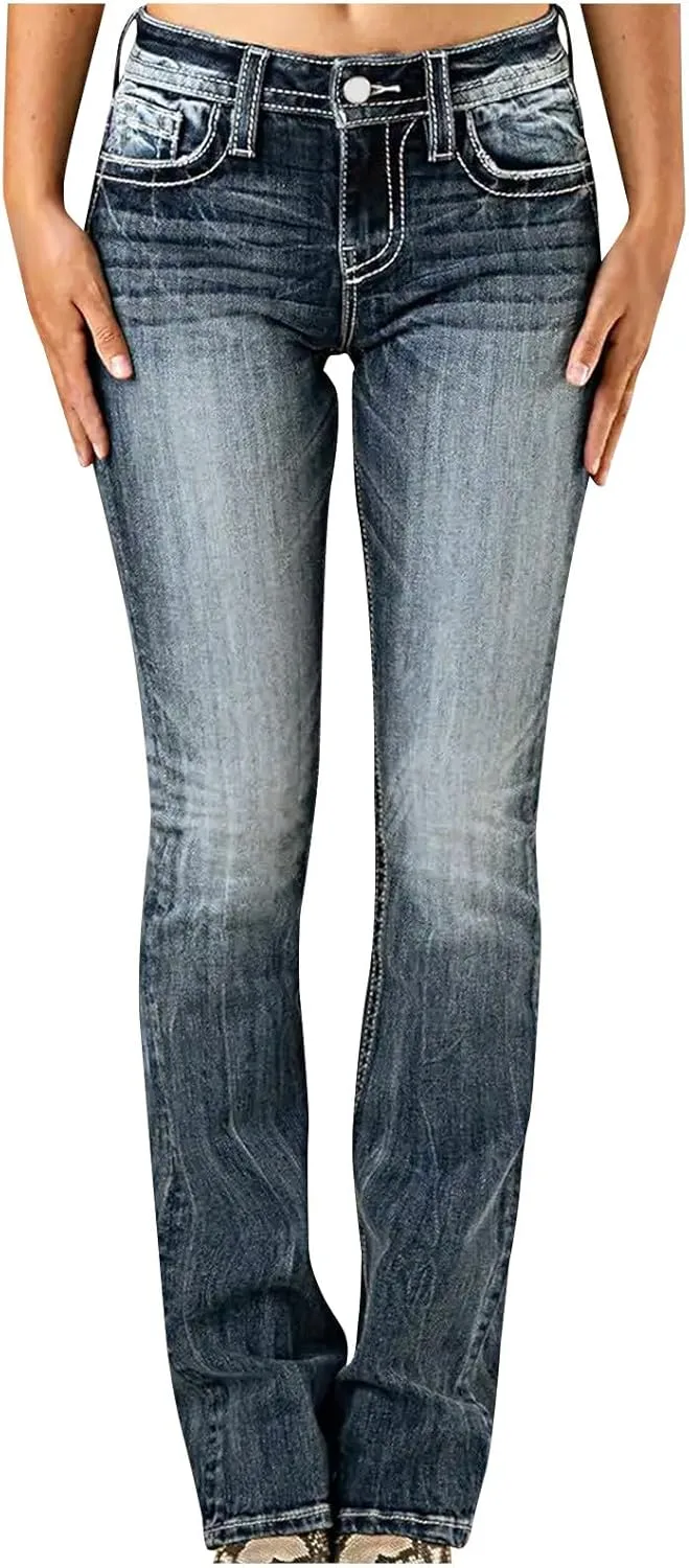 Женские джинсы low rise skinny flare