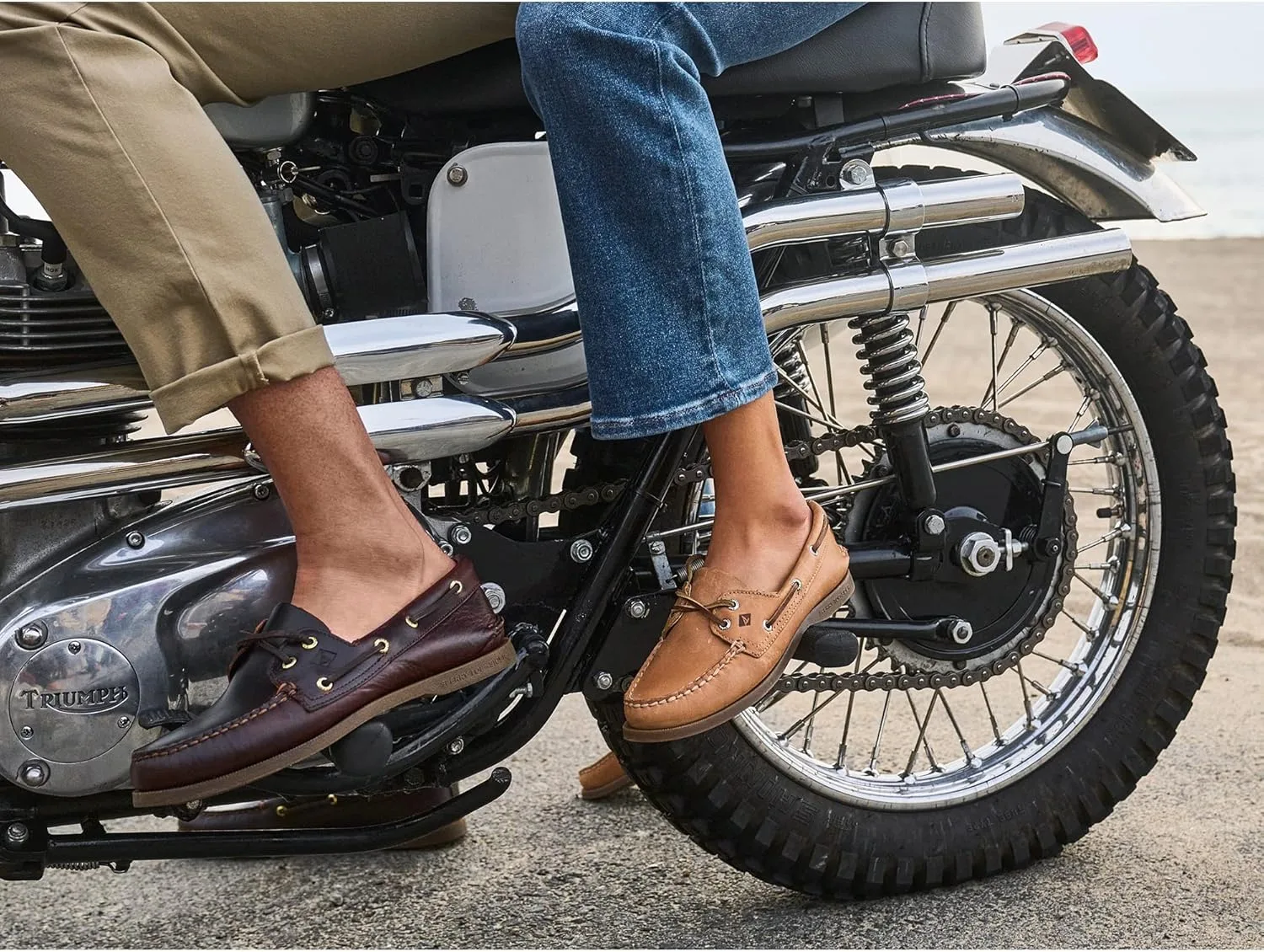 Мужские мокасины Sperry Top Sider A/O с двумя парами обуви класса люкс, амаретто — фото 2