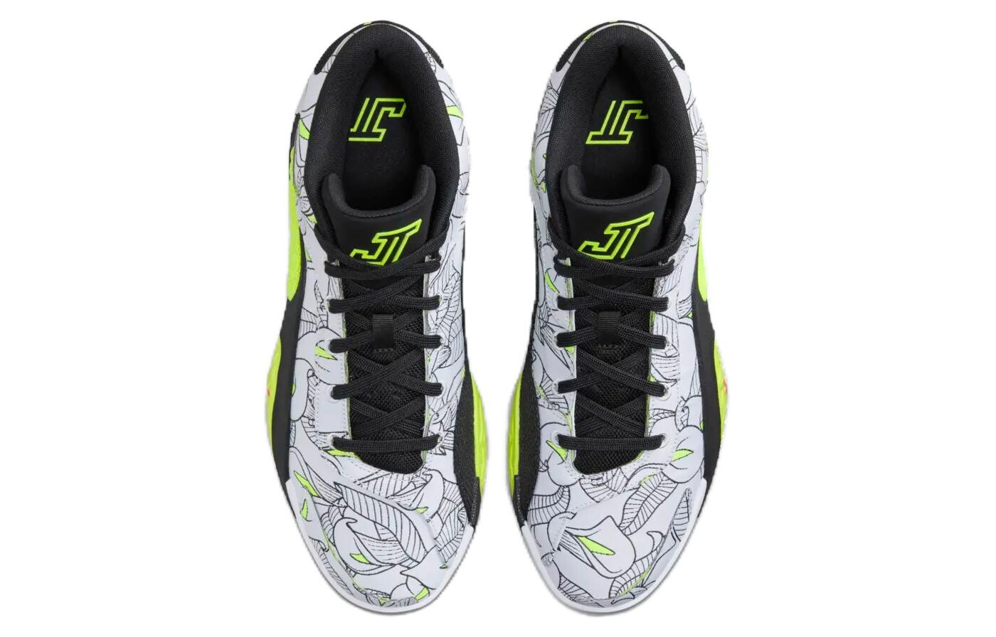 Кроссовки Air Jordan Tatum 2 PF 'Momma's Boy', белый/зелный — фото 4